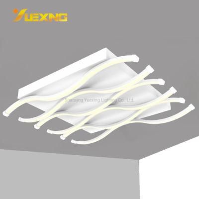 Custom Color White Square Smare Lantern Fancy SMD 45W Chandelier Ceiling Lighting