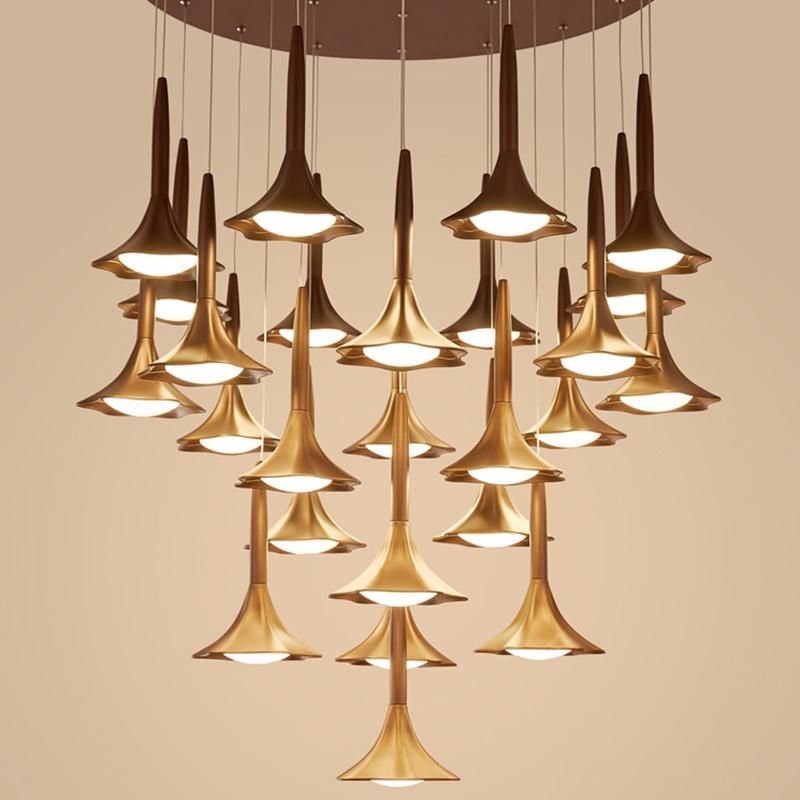 Traditional Retro Style Chandelier Restaurant Hotel Chandelier Pendant Lamp Light