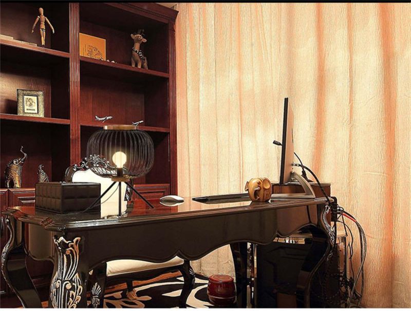 Home Decor Table Lamps Living Room Iron Line Birdcage Table Light Bedroom Bedside Desk Lamp Study Reading Lamp