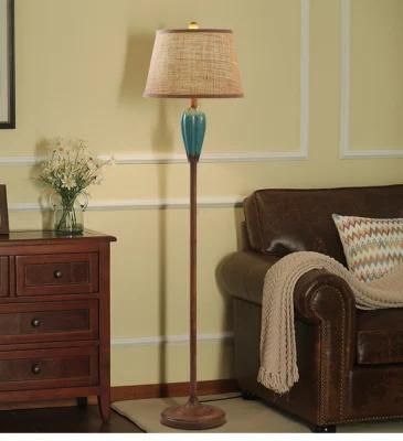 American Retro Floor Lamp Living Room Bedroom Modern Simple Nordic Warm Table Lamp Floor Lamp Complete Set Lamp Combination