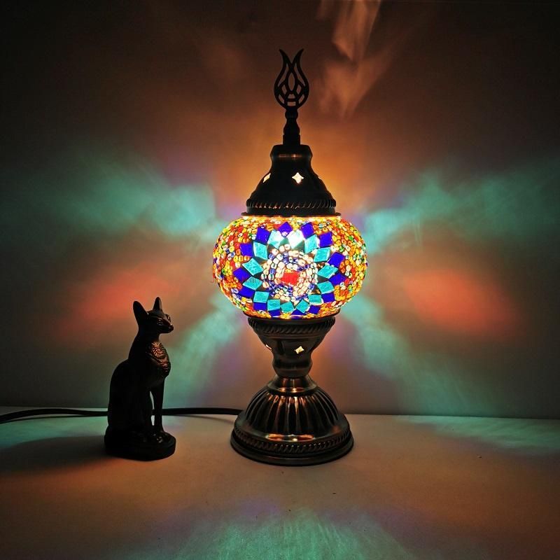 2022 Retro Style Table Light in Turkish Lamp for Bedroom Decoration