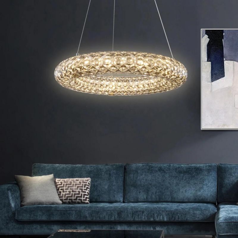 Indoor Home Decorative Aluminum Round Chandelier Lighting