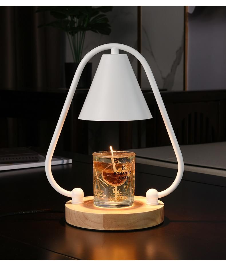 Aromatherapy Lamp Melting Wax Lamp Bedroom Bedside Glass Dimming Retro Crystal Scent Melting Candle Fragrance Lamp