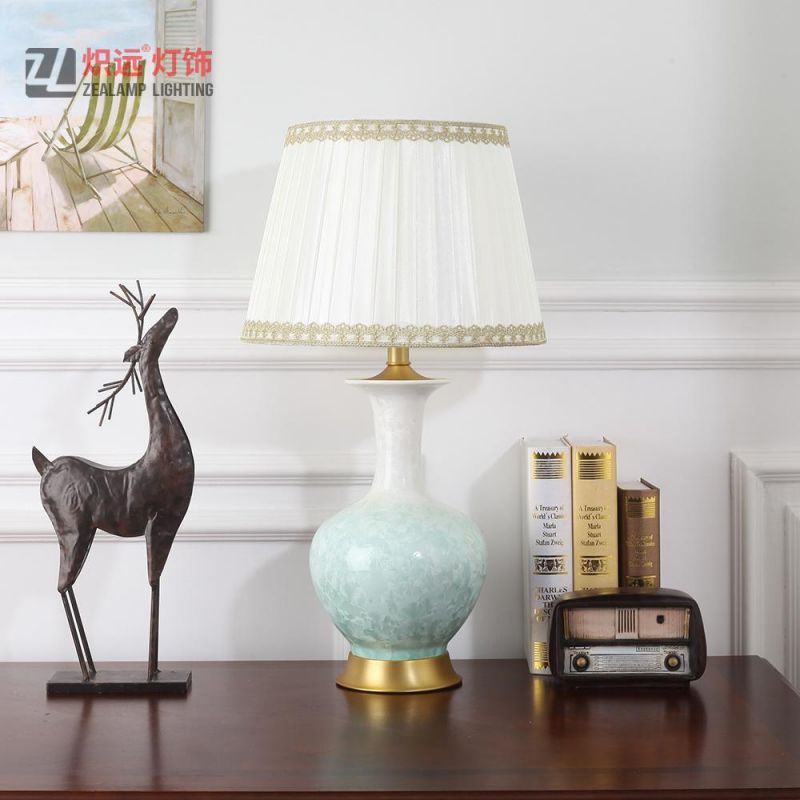 Home Lighting Ceramic Vase Table Lamp for Living Room (TL8014)