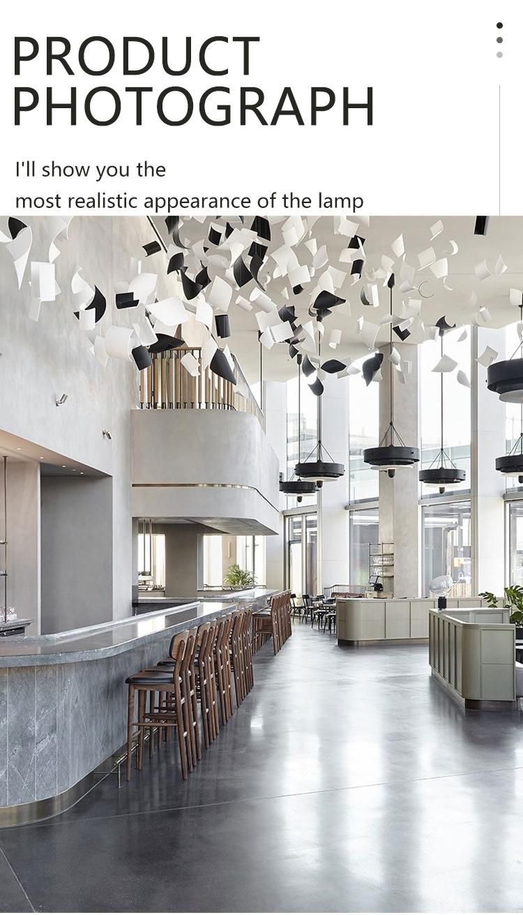 New Design Acrylic Decorative Exhibition Commercial Stair Custom LED Chandelier Light
