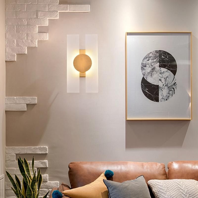 Postmodern Wall Lamp Contracted Creative Living Room Corridor Bedroom Wall Light