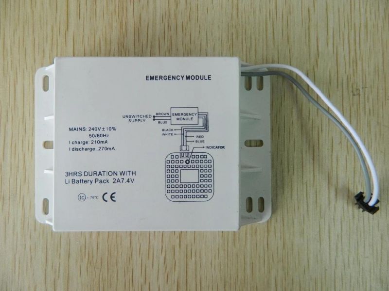 Microwave Sensor 2d Retrofit LED Light with Emergency Pack