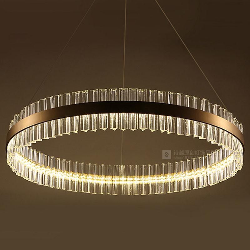 Round Fashion Modern Designer Living Room Bedroom Dining Room Luxury Pendant Chandelier Lamp