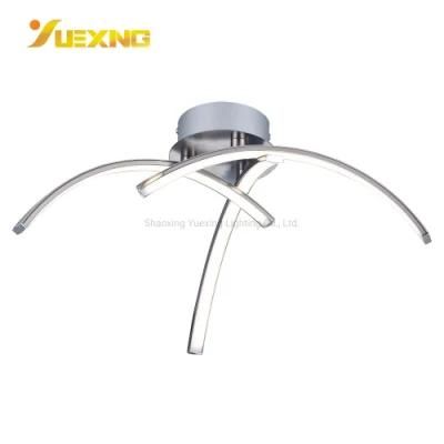 Manufacturer Cheap Price Commercial Wall Surface Mounted Unique Custom Design Iron Strip Ceiling Lamp Lighting Light