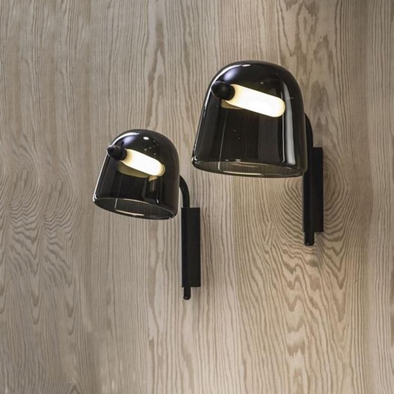 Modern Mona Glass Wall Lamps Nordic LED Wall Sconce Light (WH-OR-79)