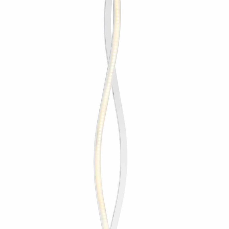 Masivel Simple Spiral Curved LED Floor Lamp for Home Hotel