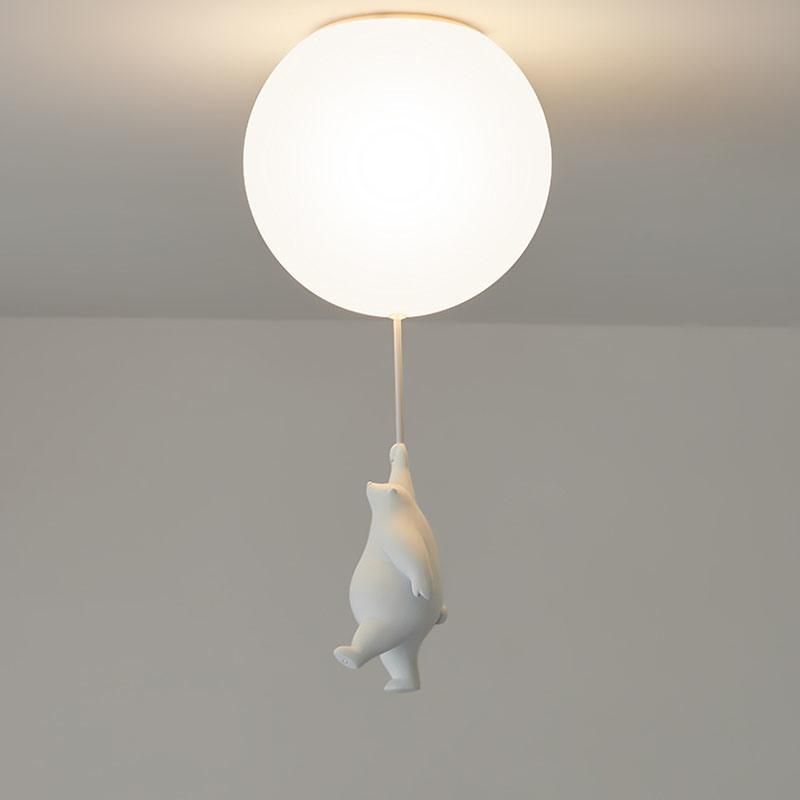 Balloon Lamp Children Room LED Light Modern Simple Bedroom Chandelier Lamp