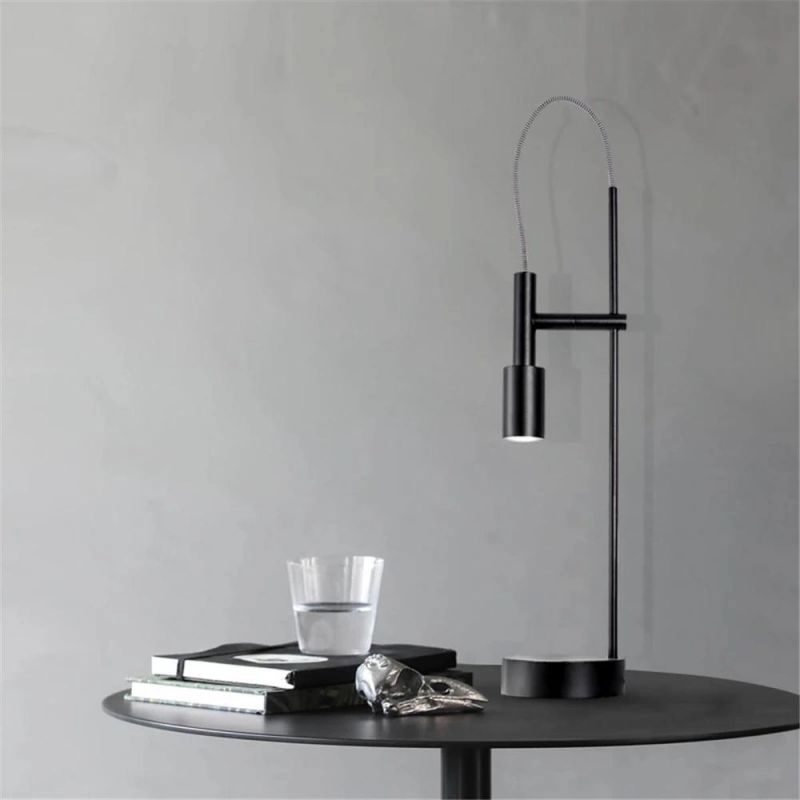 Bedroom Bedside Reading LED Desk Lamp Nordic Modern Simple Small Table Lights Creative Study Dormitory Rotating Head Desk Light