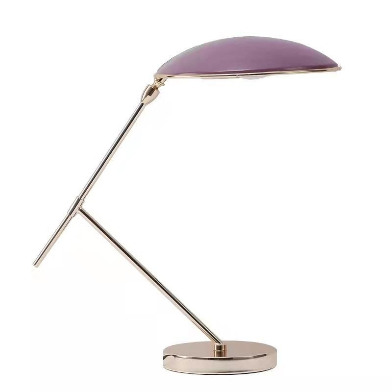 2021 Wholesale Cheap Yellow Shade Small Study Office Desk Lamp Modern Iron Restaurant Table Lamps