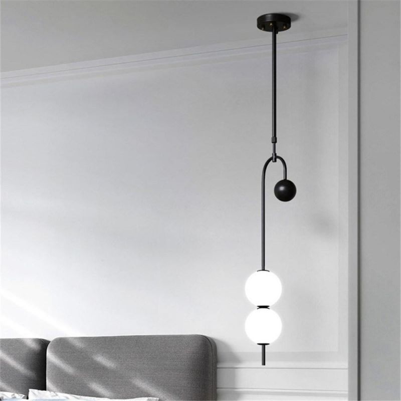 Modern Designer Pendant Lamp Simple Bar Table Dining Room Restaurant Magic Bean Pendant Lights Office Ball Grape Hanglamp