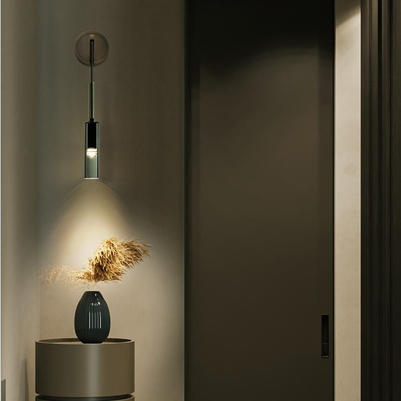 Bedhead LED Lamp Modern Living Room Corridor Personality Glass Bedside Wall Light