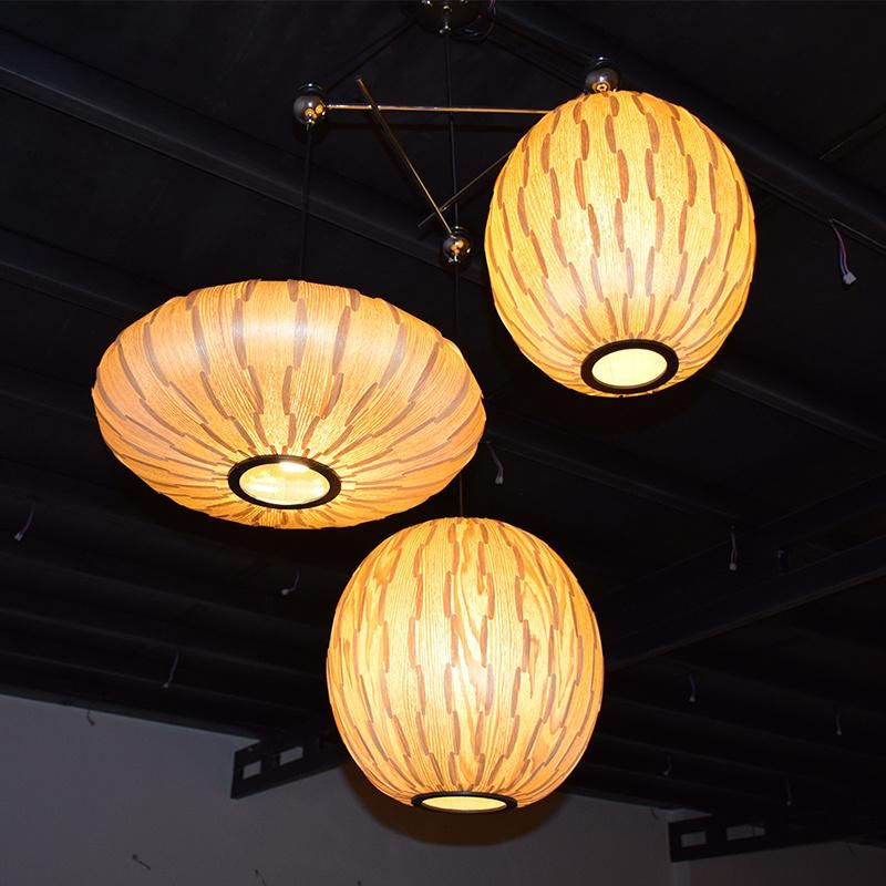 Creative Chinese Wooden Chandelier Bedroom Dining Room Designer Pendant Lights