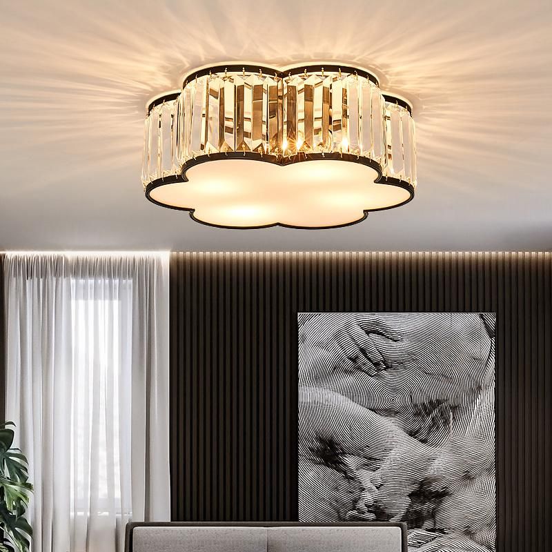 Modern Fashion Designer Black Gold LED Ceiling Art Deco Suspended Chandelier (WH-CA-97)