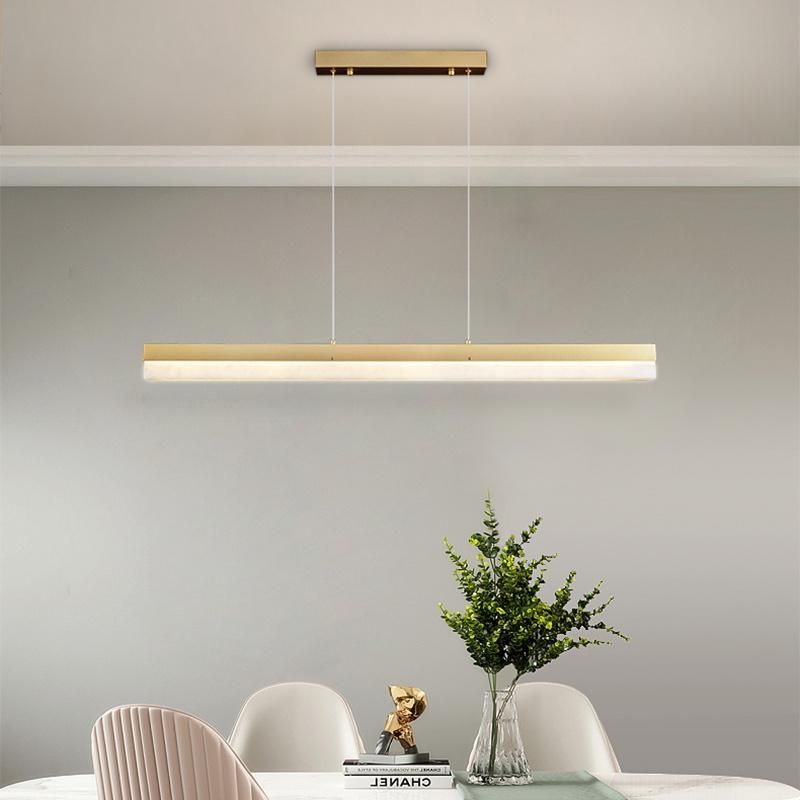 Dining Room Pendant Lamp Modern Minimalist Creative Nordic LED Strip Light