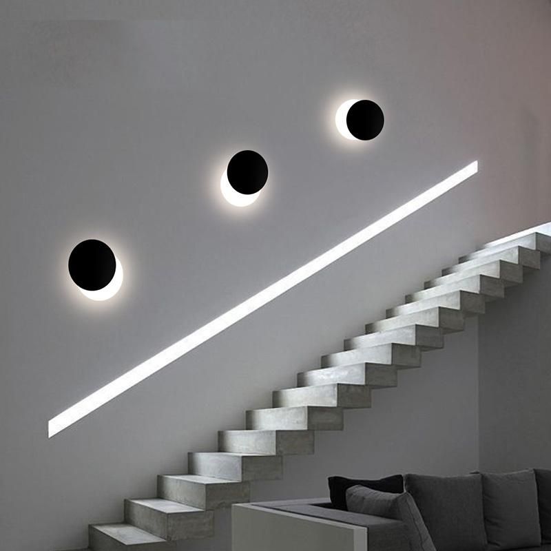 LED Wall Lamp Nordic Living Room Bedroom Simple Bedside Light Nightstand Lighting
