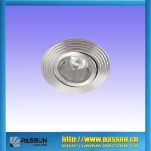 High Power LED Recessed Downlight Pure Aluminium Shell 1*3W (LDC8290)