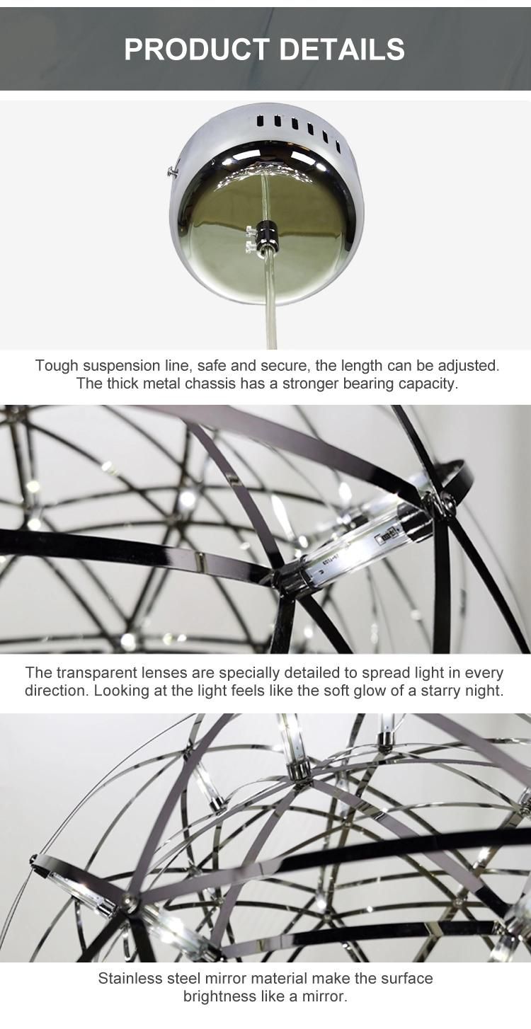 Fashion Art Decoration Christmas Fireworks LED Chandelier