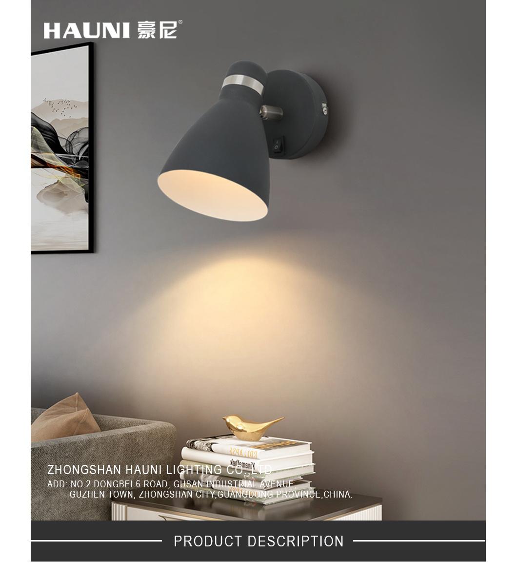 Decoration E27 Classic Bedside Nordic Sconce Indoor Lighting Modern Light Wall Lamp