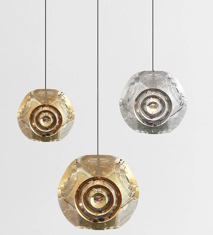 Post Modern Stainless Steel Gold/Silver/Copper Hanging Pendant Light Lighting, Fit for Bar, Kitchen, Restaurant