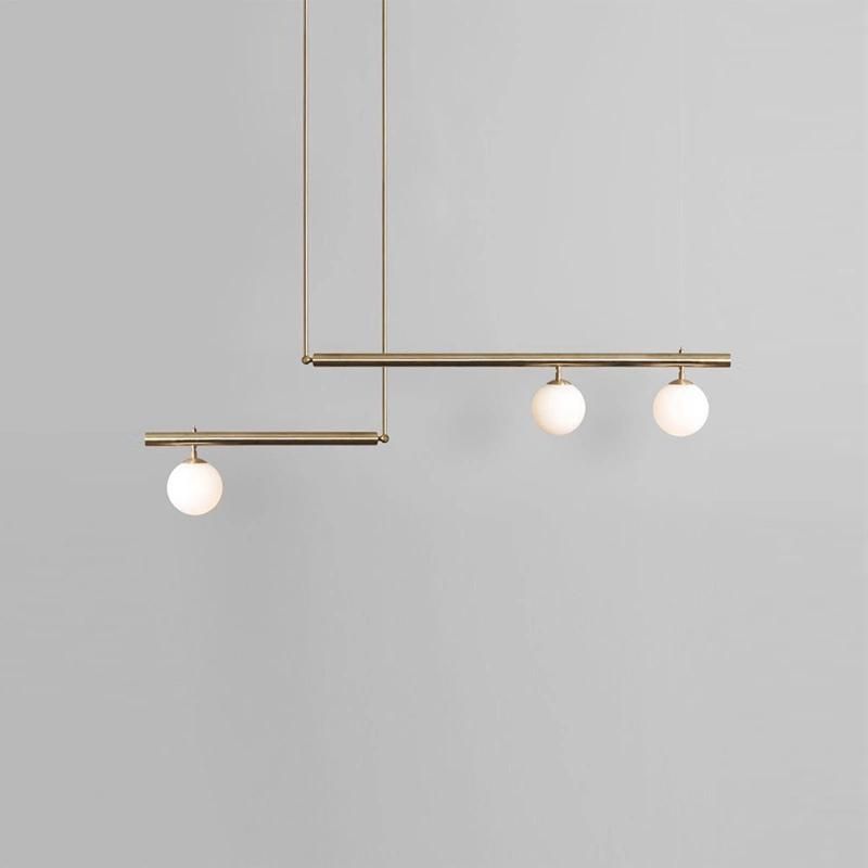 Modern Minimalist Hanging Linear Pendant Lamp