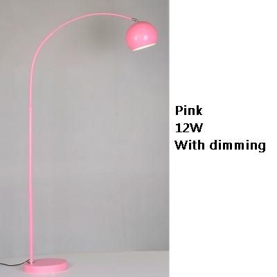 Macaron Floor Lamp Fishing LED Floor Lamp Dimmable Living Room Yellow Floor Lamp (WH-MFL-124)