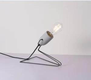 E26 Socket Concrete Desk Lamp for Reading Room