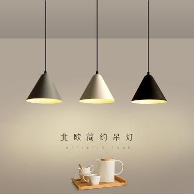 Nordic Restaurant Chandelier Three-Headed Macaron Restaurant Lamp Modern Minimalist Bar Chandelier Creative Pendant Lighting