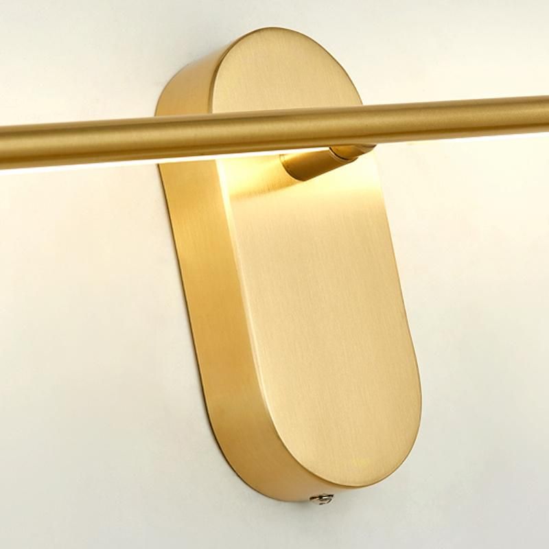 Light Luxury Copper Wall Light Living Room Bedroom Bedside Light Hotel Corridor Long Wall Lamp
