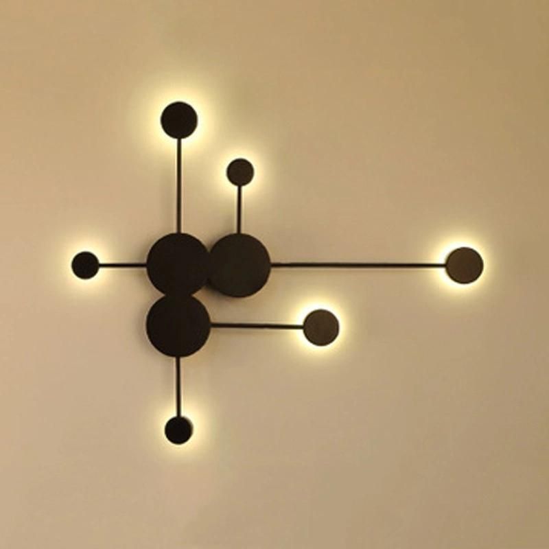 Post Modern Creative LED Wall Lamp Geometric Wall Lights Hotel Living Room Wall Sconces Bedroom Room Bedside Lamp Home Decor