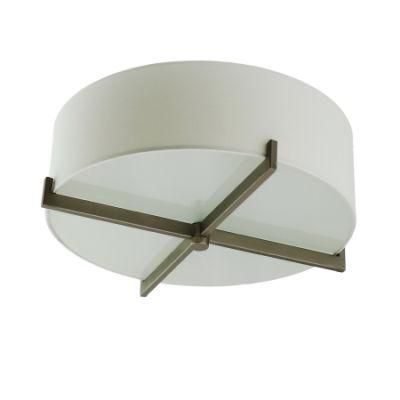 Drum Fabric Shaped Ceiling Lamp for Living Room ETL Approval