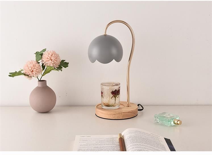 Scented Candle Melting Wax Lamp Nordic Rose Adjustable Fragrance Lamp Decorative Melting Candle Aromatherapy Wax Light Lamp