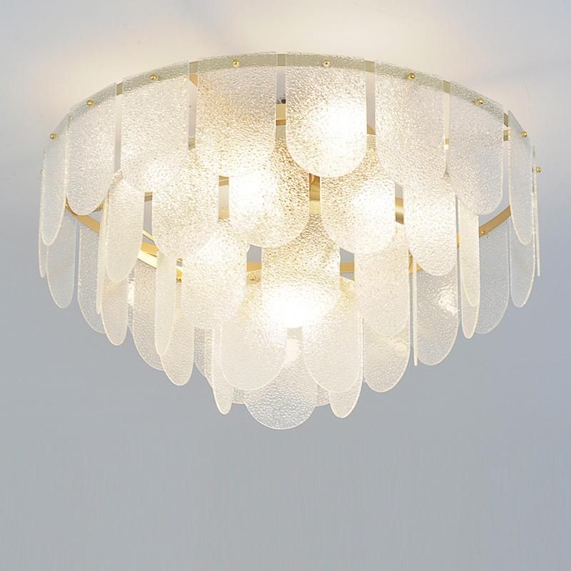 Light Luxury Living Room Pendant Lamp Simple Creative Glass Bedroom Ceiling Lamp