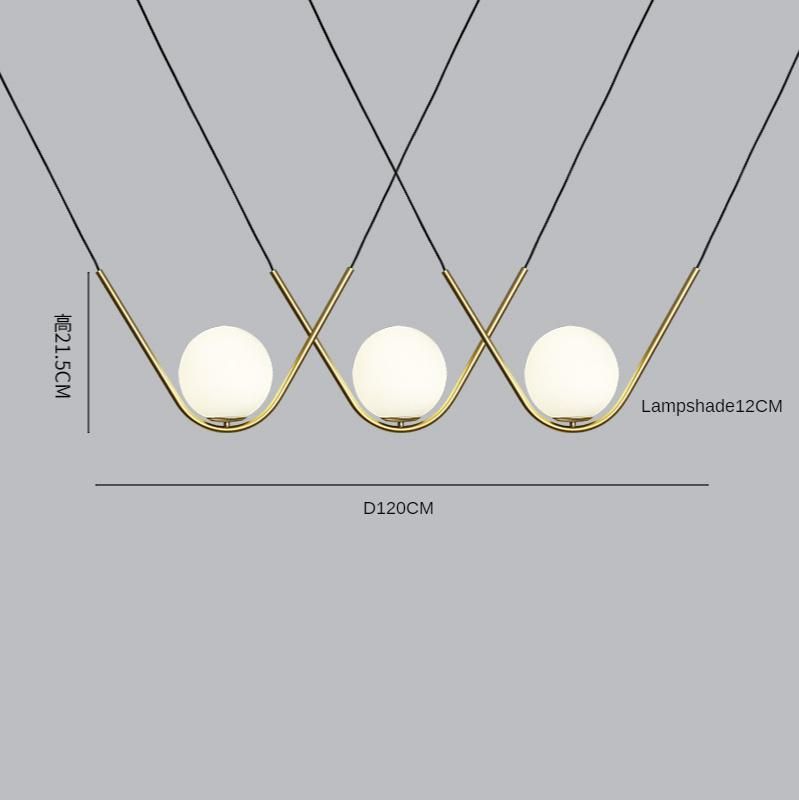 LED Pendant Light Nordic Creative Hanging Lighting Fixture Bar Table Kitchen Dining Room Art Decor Lamp (WH-GP-40)