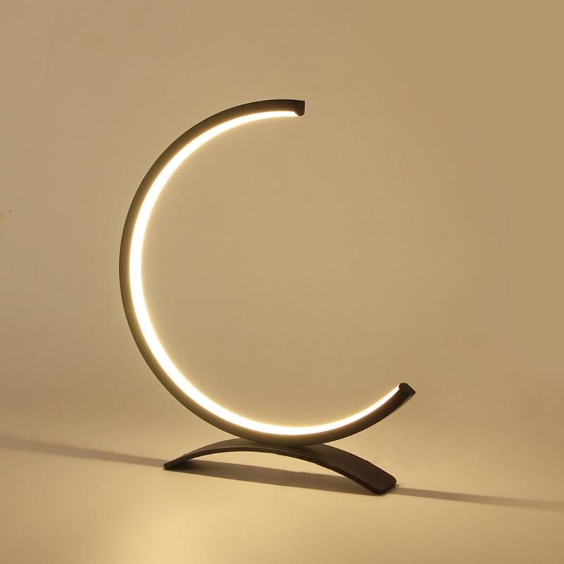 Concise Style Modern Table Lamp Study Work Desk Lamp Nightstand