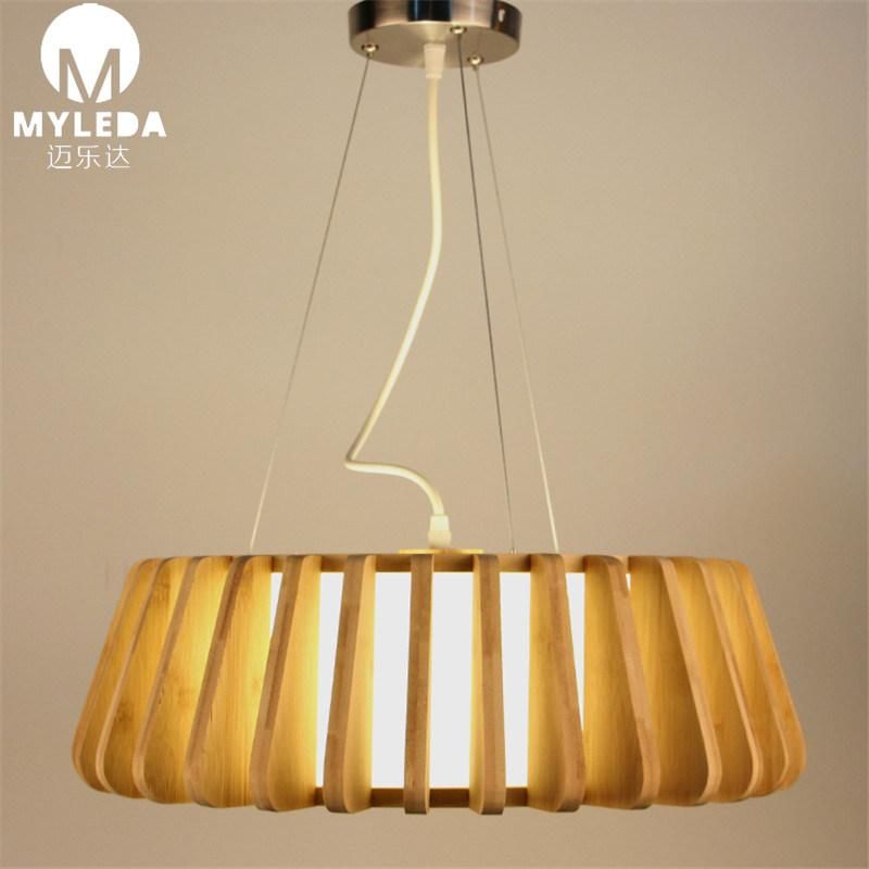 Handmade Bamboo Lampshade Pendant Chandelier Light for Home Restaurant Bar