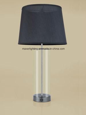 Decorative Table Lamp with Glass Body for Hotel