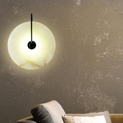 Modern Decoration Living Room Bedroom 16cm 25cm Marble Wall Lamp (WH-OR-133)