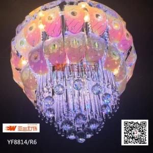 2015 New Crystal Glass Wedding LED Ceiling Chandelier Modern Design (YF8814/R6)