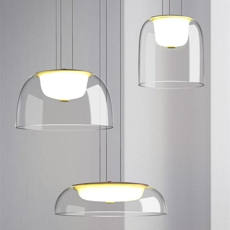 Nordic Pendant Lights Modern LED Bar Decor Loft Kitchen Maiken Modern Glass Shade Pendant Light (WH-AP-358)