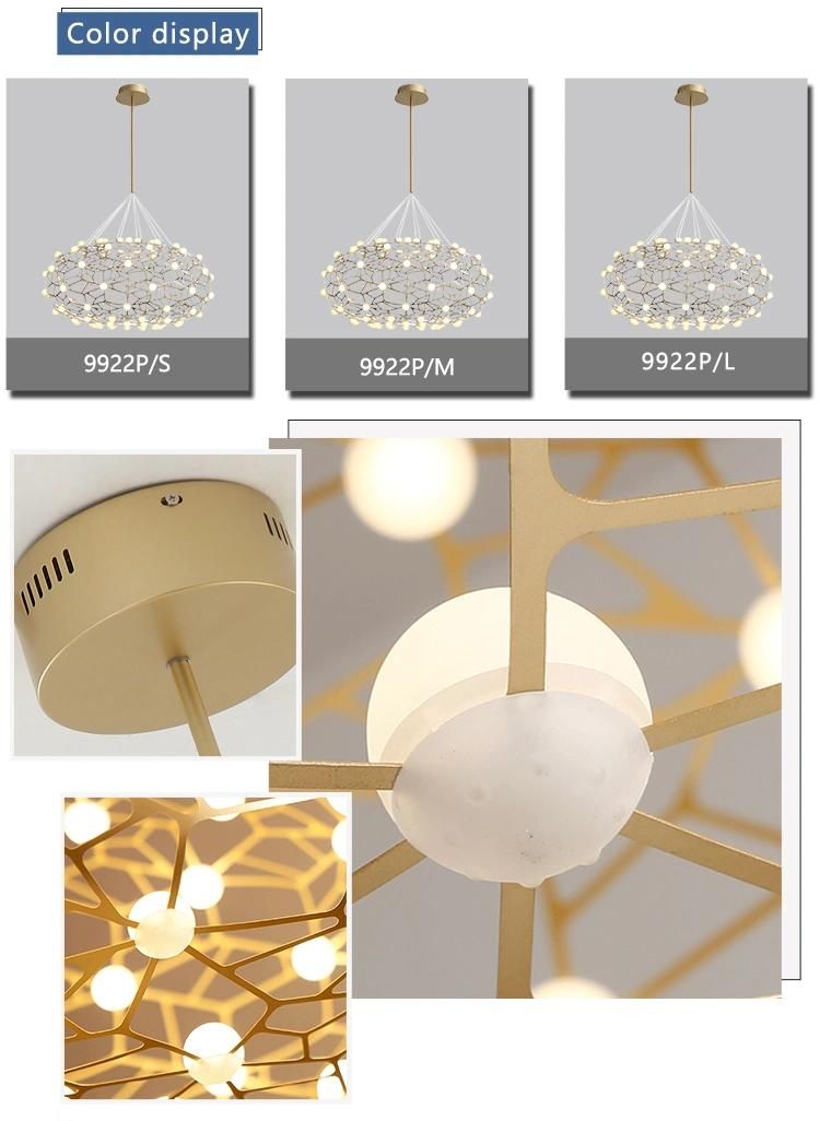 LED Color Changing Stainless Steel Conductive Paint LED Chandelier