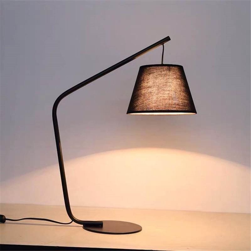 Table Lamp Living Room Table Lamp Wrought Iron Cloth Bedroom Bedside Lamp Danish Fishing Lamp