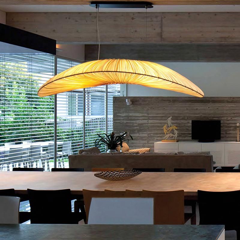 Creative Sailing Pendant Light Modern Restaurant Decor Lamp Dining Living Room Fabric Pendant Lights (WH-WP-160)