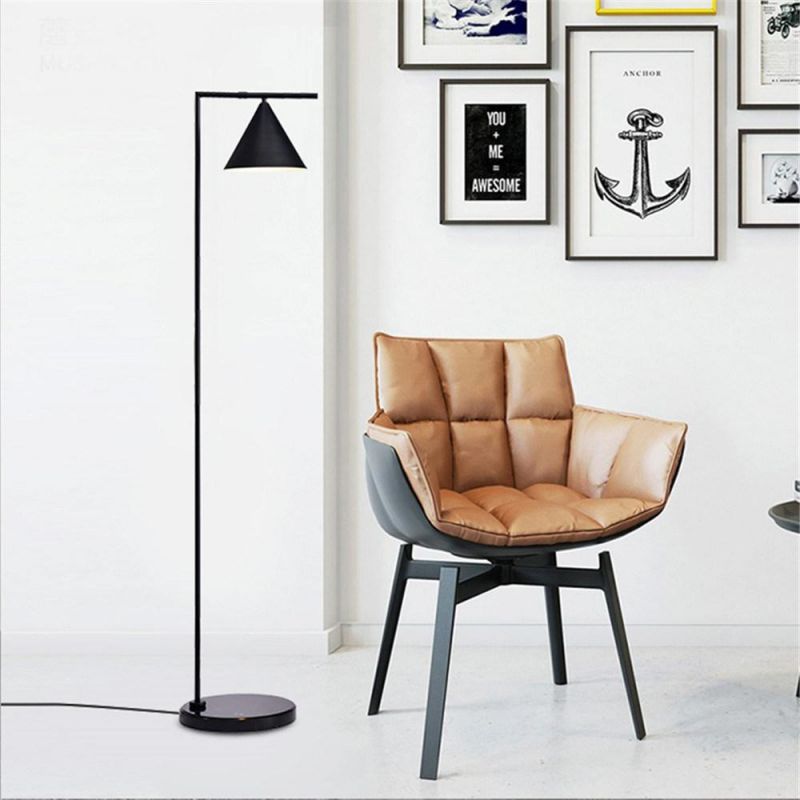 Study Bedroom Simple Modern Gold Vertical Floor Lamps for Living Room Home Decor Stand Light