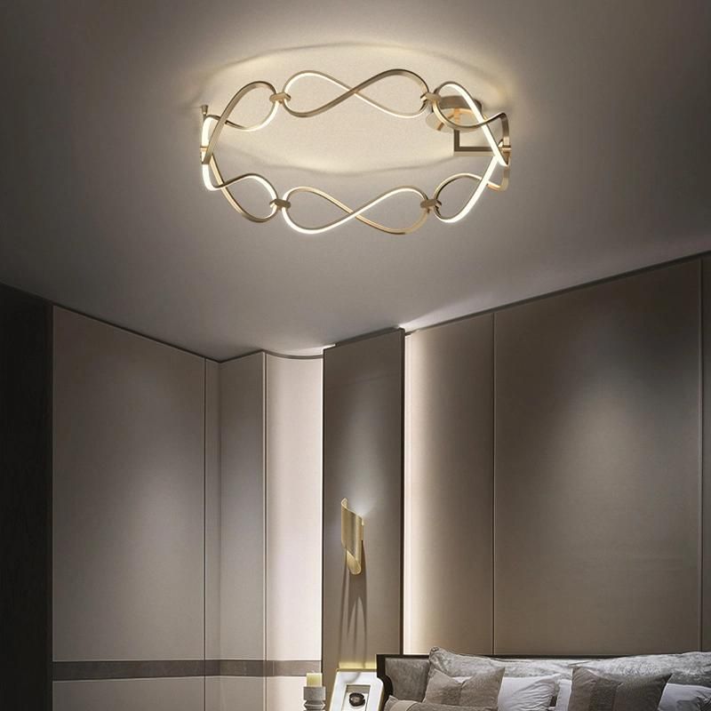 Postmodern Luxury Style Bedroom Lighting Simple Creative Lamp Warm Living Room Ceiling Light