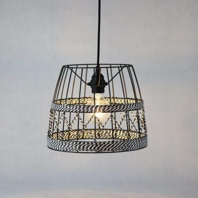 LED Modern Decorative Crystal Glass Chandelier Iron Net Shade Ceiling Hotel Indoor Hanging Pendant Light
